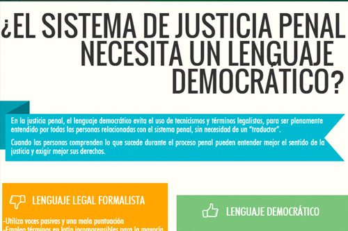 ¿El Sistema de Justicia Penal necesita un lenguaje democrático?